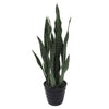 32 In. Sansevieria Artificial Snake Plant in Pot