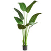 Faux Banana Leaf Plant in Pot