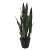 32 In. Sansevieria Artificial Snake Plant in Pot